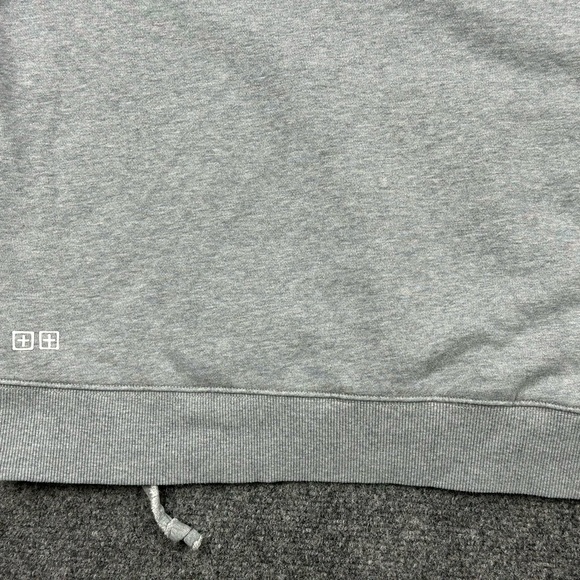 Kasubi by Kasubi Women’s Pullover Sweatshirt Kangaroo Pouch Grey Oversized - Picture 14 of 14